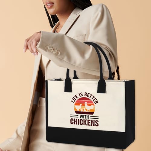 Bolsa Tote de Lona para Mujer miniatura 2