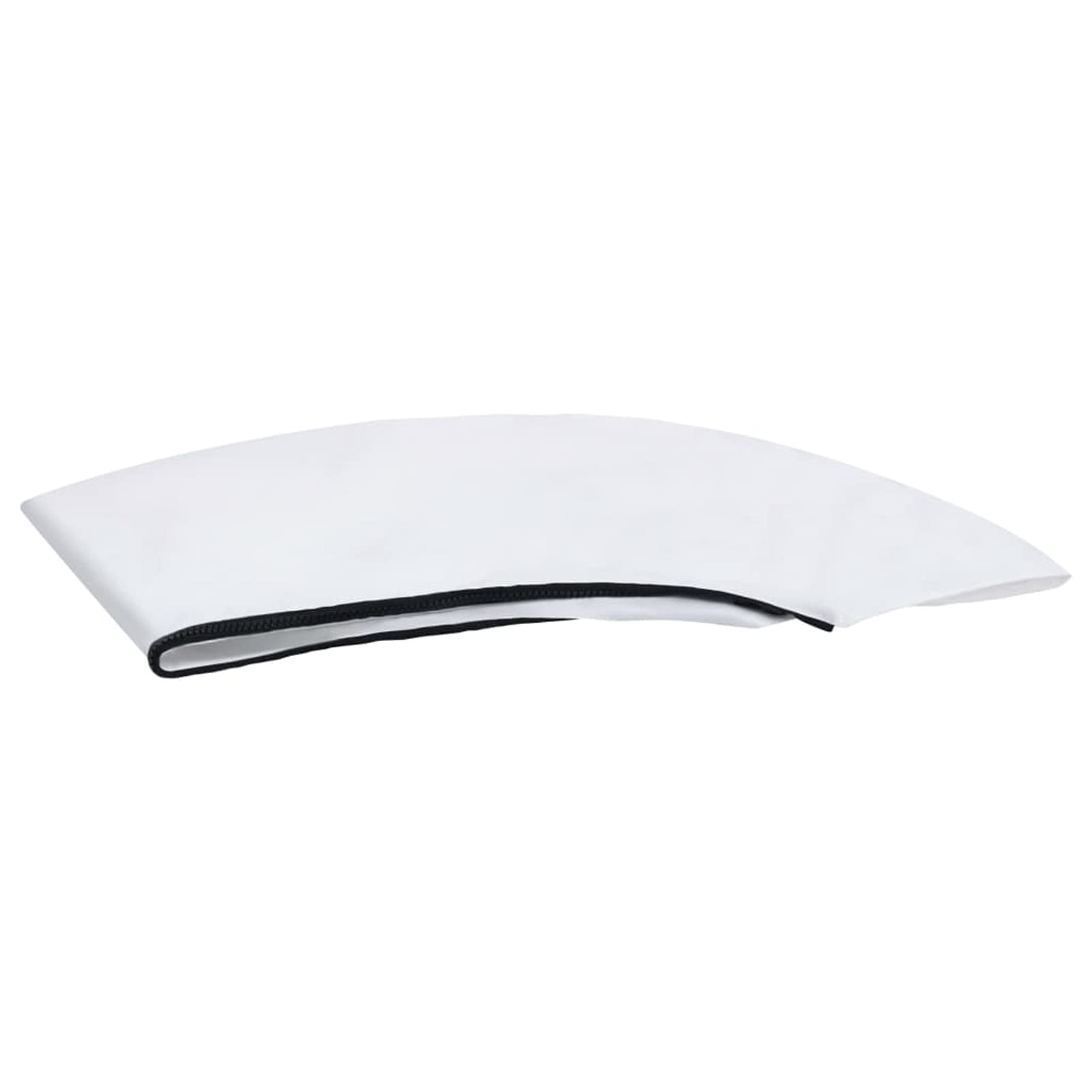 Homgoday Auvent Bimini 2 Arches Toit de Bateau Protection de Soleil Lumière Pluie Parasol Hauteur Réglable Revêtement PU Blanc