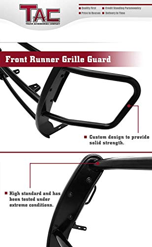 Tac Grill Guard Fit 2014-2022 Dodge Ram Pro-Master Full Size Van (Exclude 21-22 Models With Optional Adas And Fcws Systems) Black Front Runner Guard Brush Nudge Bar Bumper Guard #TOP3