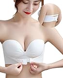 Kayuuhin チューブトップ ストラップレスブラ 紐なしブラ ダンスてもズレ落ちず·三重滑り止め カップ付き 脇高 ノンワイヤー 背中見せ ブラ インナー 寄せブラ 盛れる 谷間見せないブラ 結婚式 オフショル レジャー