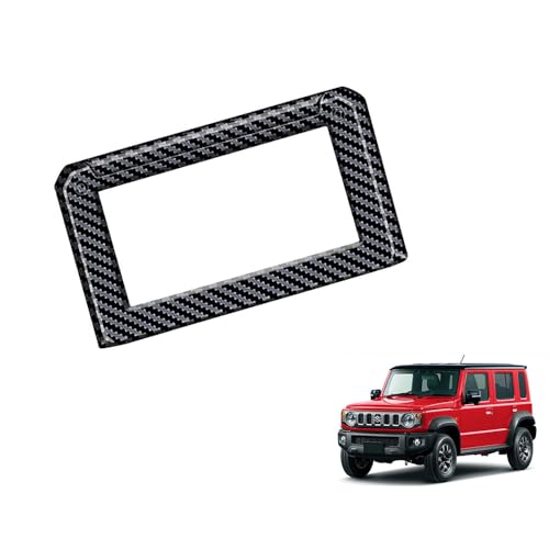 「ティエスオ」 スズキ ジムニーノマド JC04系 専用 ナビパネル カバー プロテクター 内装 外装 パーツ アクセサリー カスタム 1P カーボン調 JN022