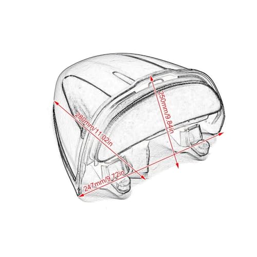 Capot de carénage de siège R9T bosse de queue aérodynamique et rigide - 2