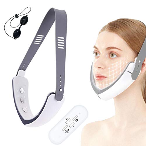 Preisvergleich Produktbild LQQZZZ Schlankheitsgürtel, Vibrierender Schlankheitsgürtel Schmerzfreies Gesichtsform Band Die Photonentherapie Fördert Die Muskelbewegung Und Die Durchblutung, Um Die Haut Zu Straffen