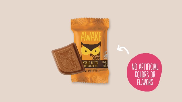 AWAKE - Caffeinated Chocolate Bites - Coffee Alternative - Low Calorie Snacks...