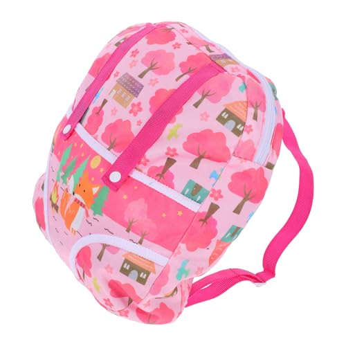 Mikikit Mochila Porta Muñecas para Niñas Pequeñas Diseño de Animal Mochila Ligera y Cómoda de 1 Pieza para Viaje y Senderismo Accesorios para Muñecas y Almacenamiento Portátil
