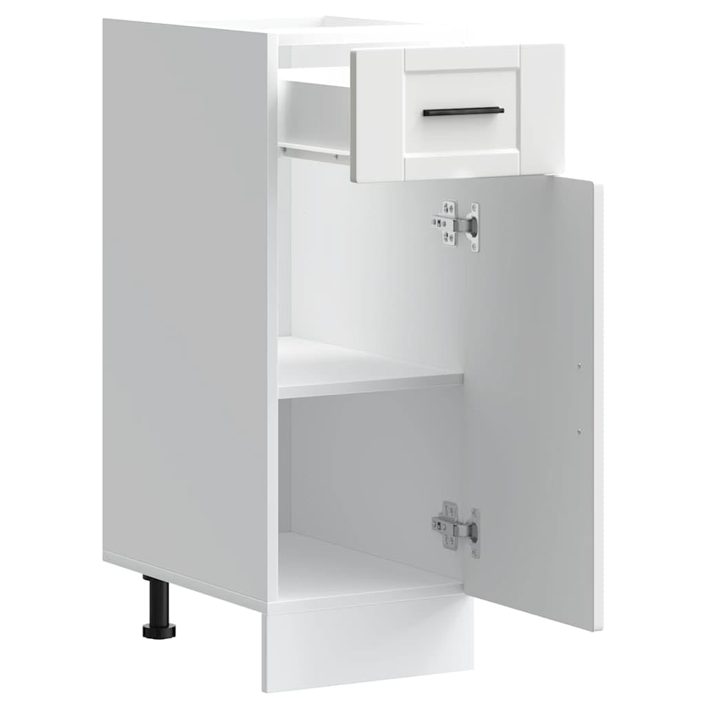 Armoire de cuisine Porto blanc bois d ingénierie