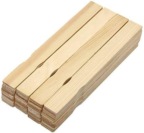 GACATA Wooden Paint Stir Sticks,Wood Crafts Sticks for Paint Mixing,Homemade Crafts,Garden or Library Markers.(14 Inch 100 Pcs)