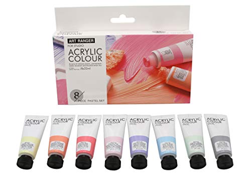 Paintersisters Art Ranger Acrylfarben Set Pastell 8 Tuben je 22ml, zum...