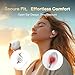 Linsoul Kiwi Ears Attiva OWS Wireless Earbuds, Open Ear Bluetooth 5.4 Headphones with ANC Noise Cancellation, 200H Playtime, IPX5 Sweat and Water Resistant for Workout Running (White)