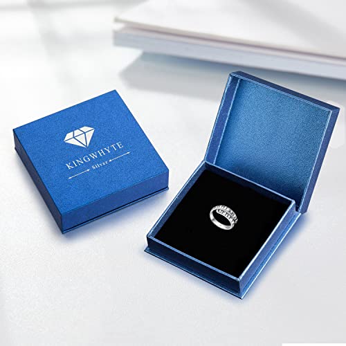 Kingwhyte Viking Ring 925 Sterling Sliver Adjustable Nordic Viking Runes Arrow Ring Vegvisir Compass Viking Jewellery Protection Ring For Men Women #TOP6