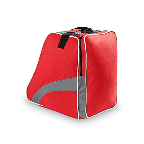 Black Crevice Bolsa para Botas de esquí, Rojo/Gris, 43 x 39 x 25 cm, 42 Liter - imagen 7