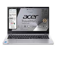 acer Notebook Core i5-1334u, 10Core, Display FHD IPS 15,6", Ram 16Gb DDR5, SSD 512Gb, Wi-Fi6e, BT, 4 Usb di cui 2 type-C Thunderbolt, tastiera retroilluminata, fingerprint, Win 11Pro, Ready to use