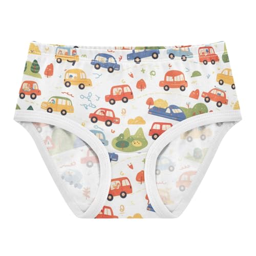 GuoChe Hipster Panties 1-piecing Hip Design Panties Comfort Underwear for Young Girls in Sizes 2T,3T, 4T, 5T, 6Y and 8Y