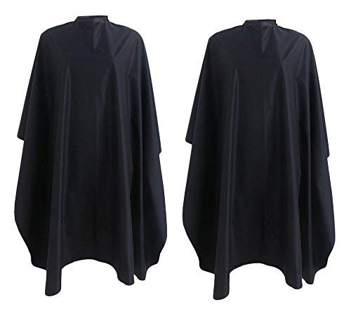 Andlane Hair Cutting Barber Salon Cape for Adults and Kids with Tie Closure - 2 Pack