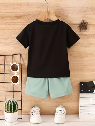 Image of Kids Clothes for Boys | Printed Cotton Half Sleeves T-shirt and Shorts Baby Boy Dress | Casual Kids Dress Boy | Stylish Regular Baby Boy Clothes