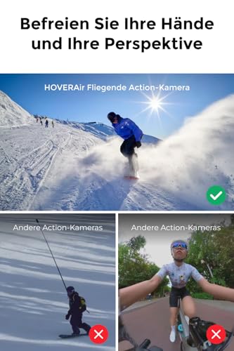 HOVERAir X1 PRO 4K Drohne mit Kamera 4K, Faltbar Action Cam, Standard