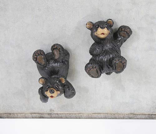 Set de 2 imanes decorativos de oso negro