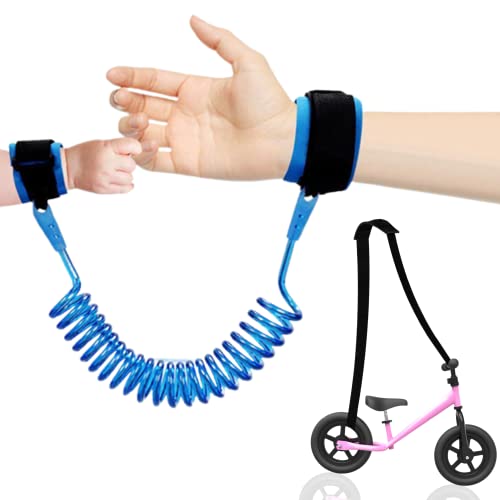 Pack de 2 ud: 1 Correa de Seguridad para Niños, Antipérdida, arnés para Paseo + 1 Correa para transportar Objetos y Tener Manos Libres