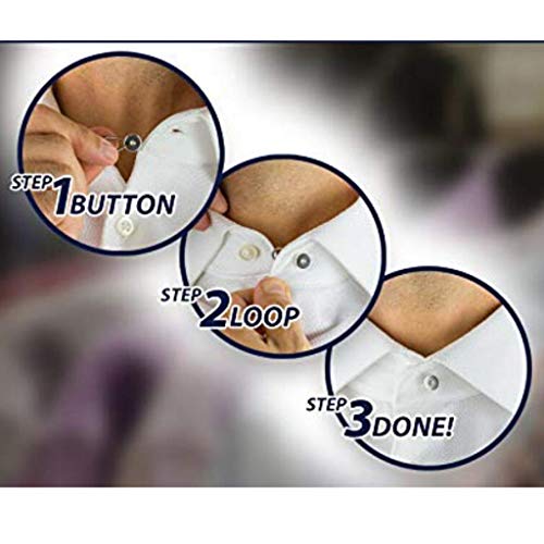 10 Pcs Extensor de Colarinho Extensor de Botão de Metal Flexível