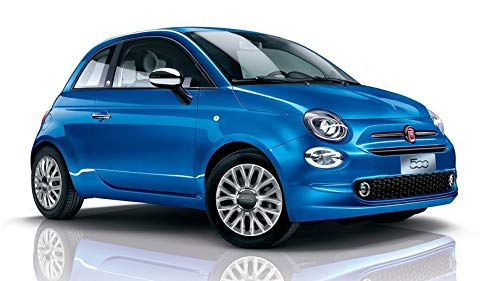 SPRINT00002 - Tappetini su Misura per Auto in Moquette Antiscivolo Compatibile con 500 E 500 RESTYLING DAL 2007-2020, FIAT 500C E 500C RESTYLING DAL 2009-2020
