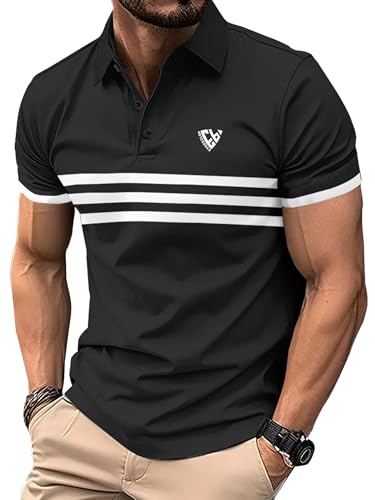 Image of Noble Monk Men's Regular Fit Polo T Shirt |Half Sleeves |Collar Tshirts | Casual T-Shirt for Men