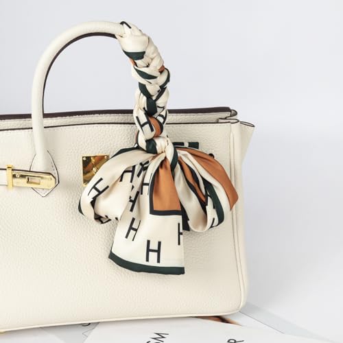 Relang Satin Scarf Mulberry Silk Printed Head Wrap Hair Band 7"" x 59""3