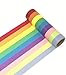 24 Rolls Multi-Purpose Washi Tape Set | Variety of Colors in Solid, Glitter & Foil| Great for Adults and Kids; Decorating Scrapbook, Journal, Planner; Gift Wrapping; DIY Arts & Crafts
