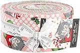 Urban Chiks Kitty Christmas Jelly Roll 40 2.5-inch Strips Moda Fabrics 31200JR