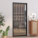 Photo Gallery inlife porta interna 93 x 201,5 cm, vetro temperato e alluminio, 27,74 kg, 350562 Photo Gallery inlife porta interna 93 x 201,5 cm, vetro temperato e alluminio, 27,74 kg, 350562