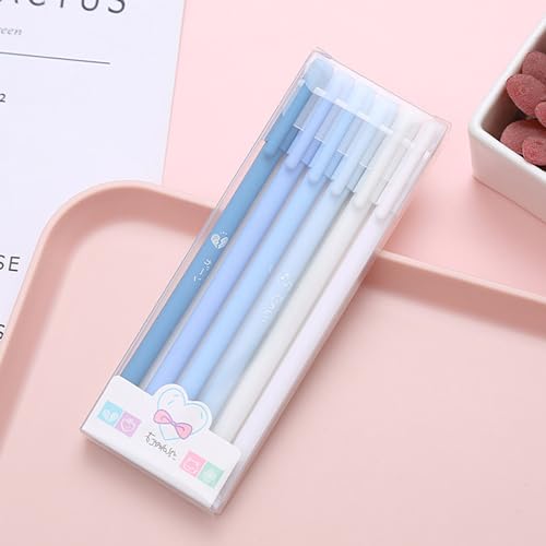 Set de 12 bolígrafos de tinta negra gel 0.5mm punta fina miniatura 5