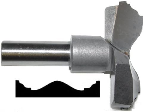 Magnate 8011B Rosette Carbide Tipped Cutter - 3-5/16 Cutting Diameter; 1/2 Shank Diameter
