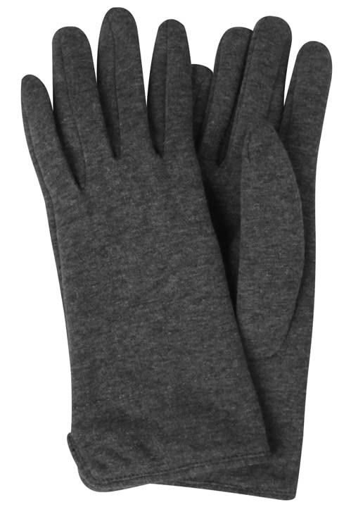 Capelli New York Jersey Handschuhe Grey Melange Gloves Fashion