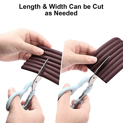 Image of Upgraded Baby Proofing Edge Corner Protector, 16.4ft Edge Guards Padding with 3M Adhesive, Extra-Wide Soft Rubber Foam Padding, Furniture,Sharp Edge Safety Corner Edge Bumper Guard- Brown