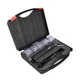 Shkalacar Plastic Welding Kit 5-in-1 Multifunction Plastic Welder Tool with Adjustable Power 0-100W Overheat Protection for Automotive Bumper Household Repairs Car Bumper Repair Kit (US Plug 110V)