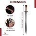 Armory Replicas™ Themistokles Xiphos Sword – Hand-Forged High Carbon Steel Greek Sword with Leather Sheath & Adjustable Shoulder Strap – Inspired by 300 Rise of an Empire