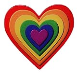love pride arcobaleno pins cuore gay smalto pin spilla intersessuale badge vestiti spille per zaini distintivi cappelli borse