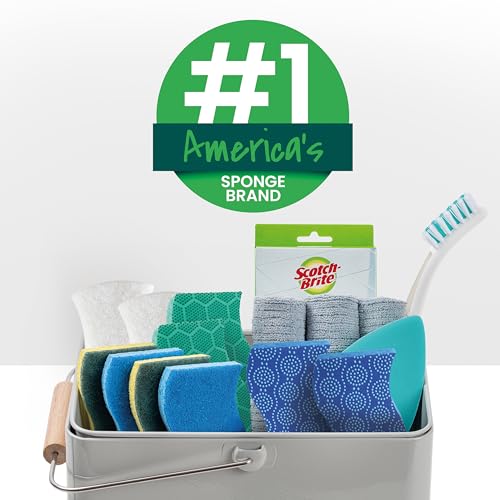 Image of Scotch-Brite Zero Scratch Sponge & Command Storage Bundle