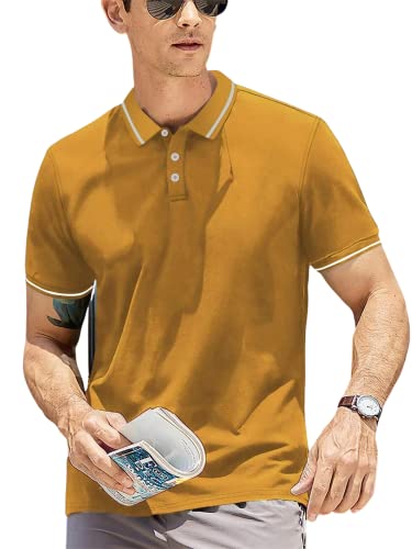 Image of Lymio Men's Polyester Regular Fit T Shirt || Polo T-Shirt || Pain T-Shirt (Plainpolo)
