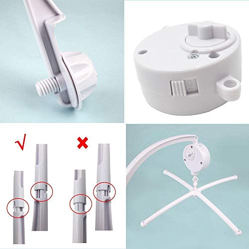 JZK Giostrina culla neonato musicale giostrina