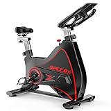 NVNVNMM Bicicleta estática Inicio Lujo Todo incluido Spinning Indoor Ultra-silencioso Spinning Bicicleta estática Fitness Equipo deportivo(Schwarz)