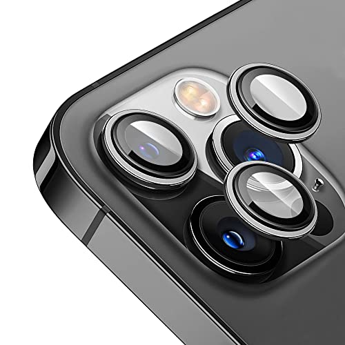 GGOOIG iPhone 13 Pro 用 レンズ保護 (ブラック-gen2)