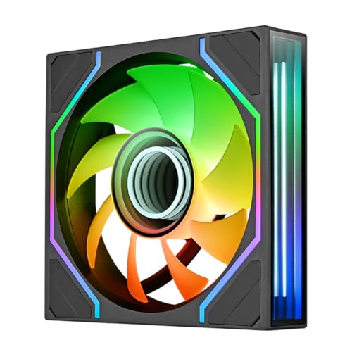 Image of Thermaltake Black SWAFAN 120 EX Infinity ARGB Infinity Mirror Hub and Frame