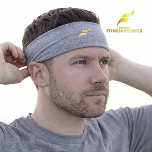 Image of Organic Fitness Fabrixx - Premium Gym Headband Made with Organic Cotton, Sweatband Headband with a Stylish Twist for Men and Women