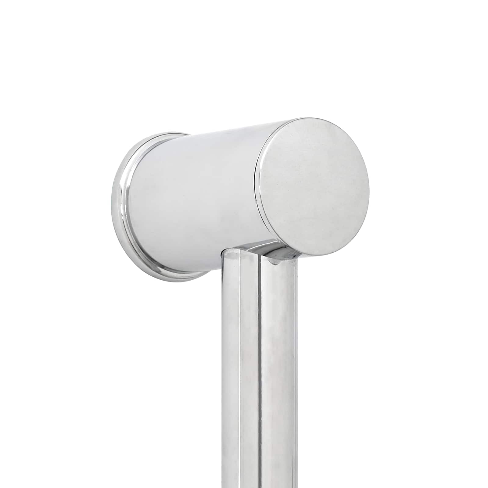 Soporte para alcachofa de ducha de acero inoxidable cromado de 101 cm con rotación de 360 grados y altura ajustable, giratorio para montaje en pared, antideslizante, adecuado para brazo de