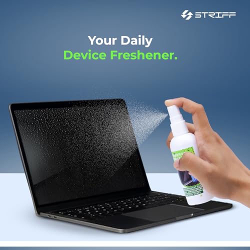 STRIFF Professional 3-in-1 Laptop Cleaning kit, Laptop Cleaner, Screen Cleaner, Mobile Cleaning kit, Cleaning Kit for Camera, Lens, Binocular, Laptop, TV, Monitor, Smartphone, Tablet