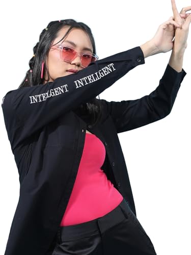 Image of Tokyo Talkies Women's Regular Fit Shirts | Printed | Long Sleeves |Spread Collar