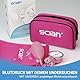 SCIAN Blutdruckmessgerät Manuelle mit europäischer Blutdruckmanschette (22-42 cm) und D-Ring, inklusive Tragetasche für Krankenpfleger, Ärzte, Senioren, Erwachsene, Rosa