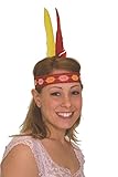 Indian Brave Feather Headdress Headband Costume Accessory