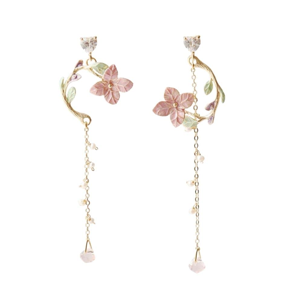 See full amazon price history chart for Fuqimanman2020 Pink Flower Tassel Drop Earrings Cherry Blossom Pearl Leaf Earrings Rose Petal Fairy Charm Flower Leaf Earrings For Women, Zinc, No Gemstone Fuqimanman2020 Pink Flower Tassel Drop Earrings Cherry Blossom Pearl Leaf Earrings Rose Petal Fairy Charm Flower Leaf Earrings For Women, Zinc, No Gemstone (B0BNPL61HC) Amazon Price History, Amazon Price Tracker