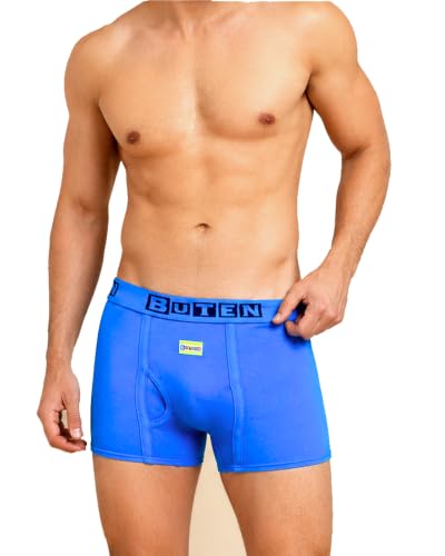 Image of BUTEN Pack of 5 Slim Fit Pure Cotton Mini Trunks स्लिम फिट ट्रंक जंगिया